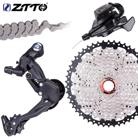 Bicicleta MTB 1X10 10S velocidad Cassette Shifter desviador trasero Groupset para piezas m610 m670 x5 x7 único sistema de bielas ► Foto 1/6