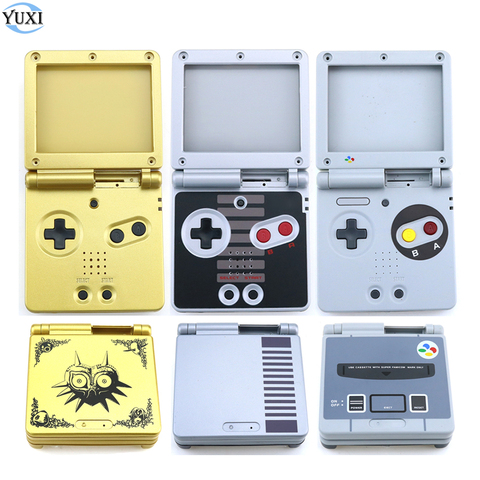 YuXi para GameBoy Advance SP Classic NES carcasa de edición limitada para GBA SP cobertura completa piezas de repuesto de funda ► Foto 1/6