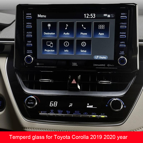 Película protectora de pantalla LCD de vidrio templado para coche, pegatina para Toyota corolla/C-HR 2022, control central ► Foto 1/2