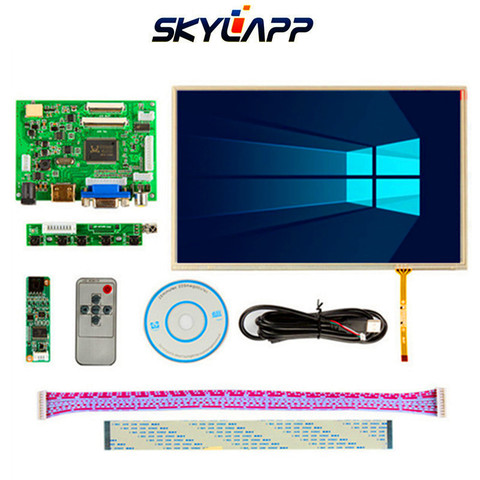 Pantalla LCD completa IPS 10,1 para Monitor Raspberry Pi 1280*800 TFT EJ101IA-01G Pantalla remota táctil HD placa controladora HDMI 2AV VGA ► Foto 1/6