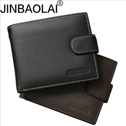 Cartera de cuero genuino con Clip para hombre, billetera masculina de cuero de vaca con Clip, monedero pequeño, monedero bolsa de monedas, 2022 ► Foto 1/6