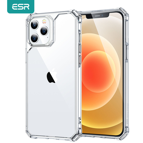 ESR-funda transparente a prueba de golpes para iPhone, funda trasera transparente de lujo a prueba de golpes para iPhone 12 mini 12 Pro Max ► Foto 1/6