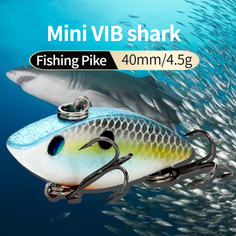 Banshee-señuelo de pesca de 40mm, 4,5g, Crankbait Mini Vib, cebo duro con sonajero, Artificial que se hunde, para aparejos de pesca ► Foto 1/6