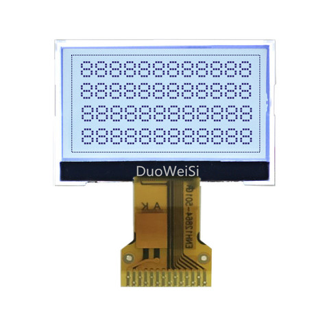 1,2 engranaje a pulgadas módulo LCD 128X64 pantalla de matriz de puntos ST7567S puerto serie interfaz SPI para pantalla de walkie talkie ► Foto 1/1