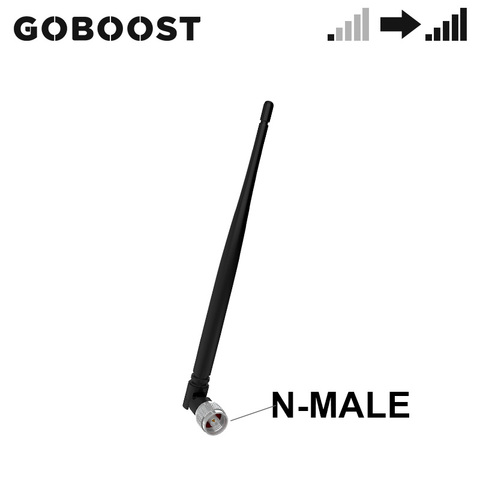 GOBOOST-antena de látigo con n-macho para comunicación, repetidor de teléfono móvil 2g 3g 4g, interior, 600 ~ 2700Mhz, 3dBi ► Foto 1/4