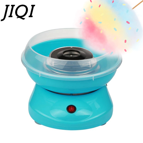 JIQI-MINI máquina eléctrica portátil de algodón para hacer dulces, 110V/220V, caramelo malvavisco, Fairy Floss, azúcar hilado, enchufe europeo y estadounidense ► Foto 1/5