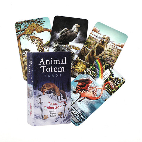 Nuevo tótem de Animal cartas del Tarot divertido juego de tablero de Tarot tarjeta de juegos en precio de fábrica en ► Foto 1/6