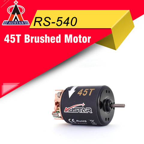 AUSTAR RS-540 45T 35T 27T 3,17mm modificado cepillado Motor para 1/10 Axial SCX10 D90 sobre orugas de escalada en derrape en carretera gira RC Coche ► Foto 1/6