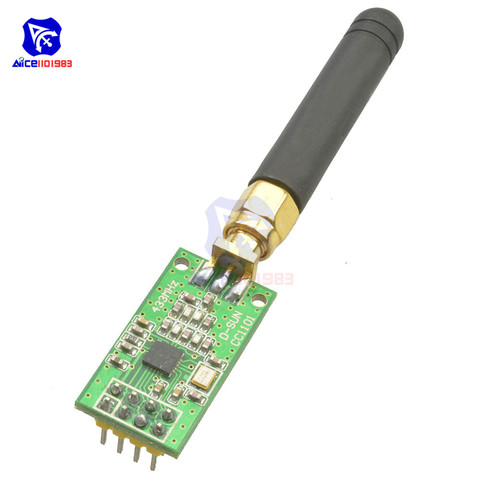 Diymore-módulo receptor transmisor inalámbrico CC1101, 433MHz, con antena SMA Módulo Transceptor Inalámbrico para Arduino ► Foto 1/6