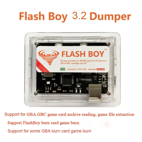 Flash Boy 3,2-volquete ciclónico para GameBoy GBC GBA ROMS, cartucho de juego, volquete intermitente, soporte USB, grabador de cámara para Game Boy ► Foto 1/6