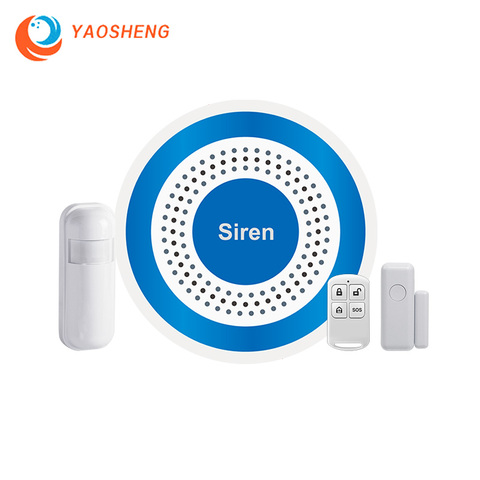 Flash inalámbrico sirena estroboscópica 433Mhz WIFI sonido y Flash estroboscópico Sensor de alimentación USB para el sistema de alarma antirrobo doméstico ► Foto 1/6