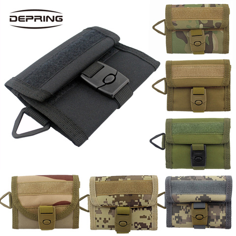 7 colores recién llegados 800D Nylon militar deportes al aire libre monedero malla bolsillo gancho bucle y hebilla Cloure bolsa táctica Molle ► Foto 1/6