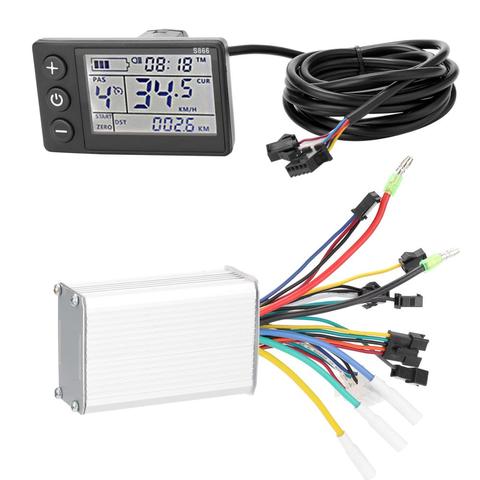 Controlador bicicleta eléctrica con Panel de pantalla LCD, 24V-48V/36V-60V, 350W, sin escobillas ► Foto 1/6