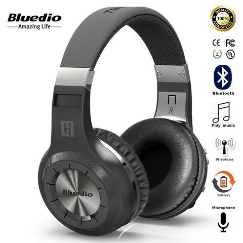 Bluedio Turbine Hurricane H, auriculares estéreo inalámbricos Bluetooth 4,1, auriculares ► Foto 1/6