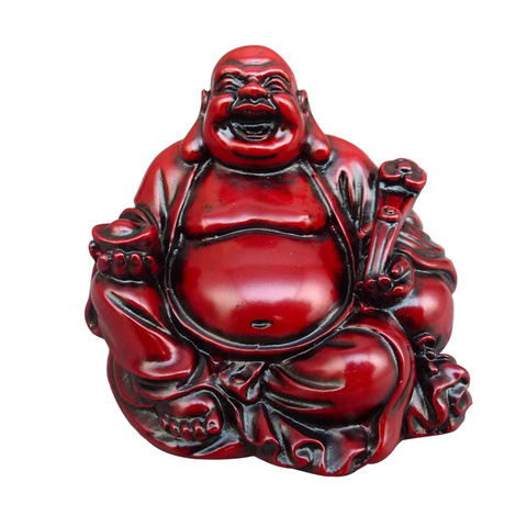 Riendo resina Buda estatua de Buddha Maitreya Fengshui figura adorno artesanal decoración para el hogar, Accesorios, Moderno ► Foto 1/5