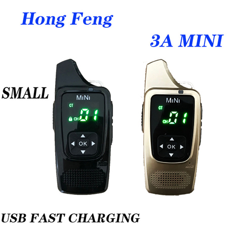 MINI walkie-talkie HF PMR446, estación de radio cb, radio ham ultrapequeño, comunicador, transceptor, auriculares gratis ► Foto 1/6