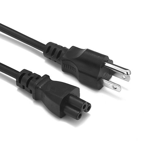 Cables de energía de portátiles, adaptador de 1,5 m, 1,8 m, 6 pies, enchufe de EE. UU. IEC C5, Cable de alimentación para Dell, Lenovo, Notebook, Monitor de ordenador LG TV ► Foto 1/6