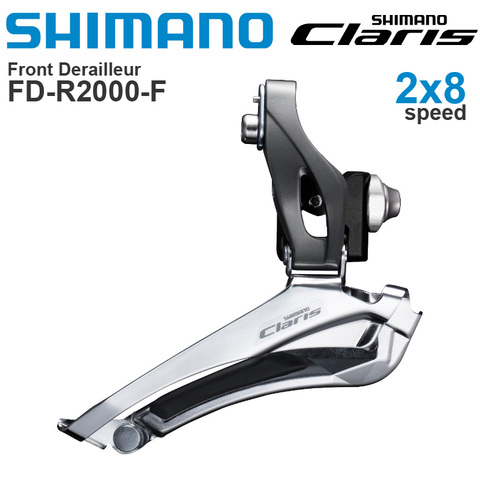 SHIMANO-abrazadera del cambio de marchas delantero CLARIS R2000, 2x8v, montaje de banda soldado, carretera, 2x8 velocidades ► Foto 1/1