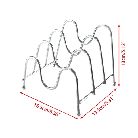 Estante para tapas de ollas de Metal de tres capas estante de tabla de cortar organizador de cocina con soporte D08F ► Foto 1/5
