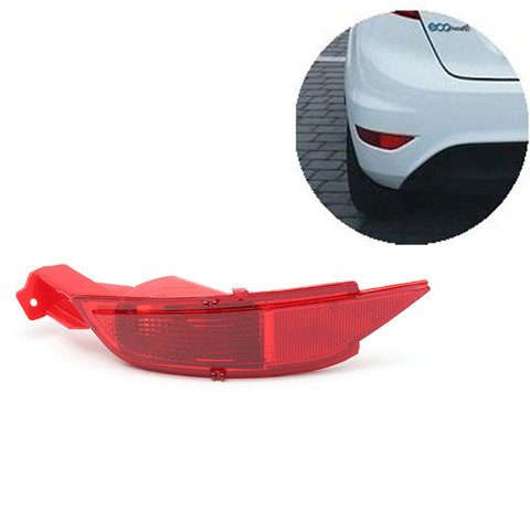 Coche Reflector de parachoques trasero lámpara luz trasera de frenos derecha/izquierda luces antiniebla traseras para Ford Fiesta Mk7 2008-2012 ► Foto 1/6