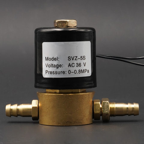 Válvula Solenoide de SVZ-5, 220v, 36v, 24v, orificio de 5mm, válvula bidireccional de dos posiciones, máquina de soldadura en arco de argón VZCT ► Foto 1/6