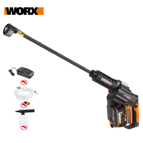 Worx-hidrotiro sin escobillas de 20V, wg630.5, arandela de coche inalámbrica recargable, pistola de pulverización de alto flujo, limpiador portátil ► Foto 1/6