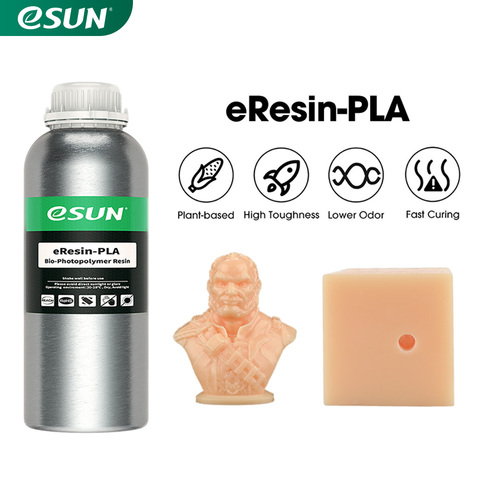 ESUN-impresora 3D rápida de resina a base de plantas, resina líquida Biodegradable para curado UV de fotones, 1KG ► Foto 1/6