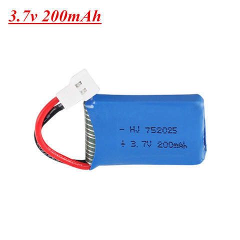 3,7 v batería de 200mah para Syma X4 X11 X13 RC Drones 3,7 V LiPo batería para Syma X4 X11 X13 piezas de cuadricóptero de control remoto 752025 1-10 Uds ► Foto 1/4