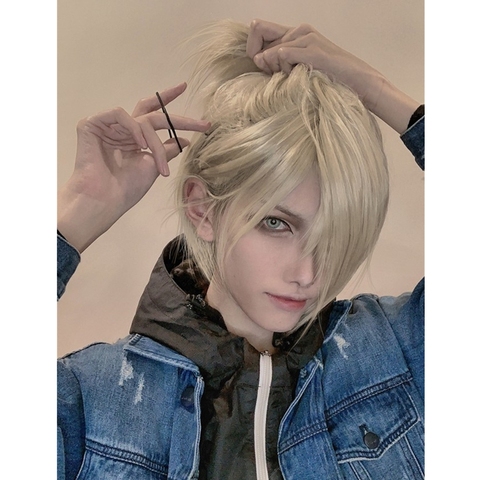 Yuri on Ice-Sudadera con capucha de Anime para hombres y adultos, chaqueta Yurio, peluca, Cosplay, Halloween ► Foto 1/6