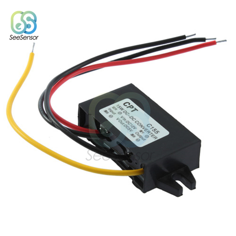 Convertidor Buck de potencia de coche, regulador de voltaje de 12V a 5V, 15W, reductor de CC, módulo inversor de coche ► Foto 1/4