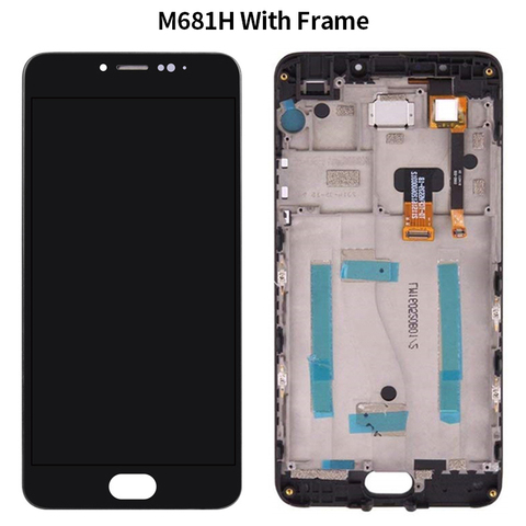 Pantalla LCD Original para Meizu M3 Note M681H L681H, repuesto de 100%, prueba de Digitalizador de pantalla táctil, 5,5