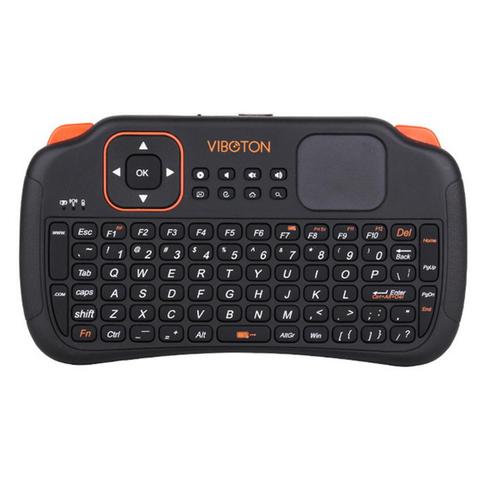 Miniteclado inalámbrico de 2,4 ghz, mando a distancia con ratón en inglés, para Android, TV Box, Gaming, PC, mando a distancia ► Foto 1/6