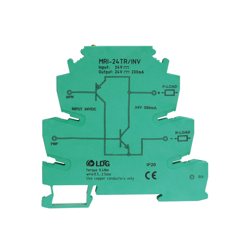 Módulo de relé de MRI-24TR/INV, convertidor de señal NPN a PNP, sensor PLC, polaridad, conversión IO, interfaz de acoplador óptico ► Foto 1/3