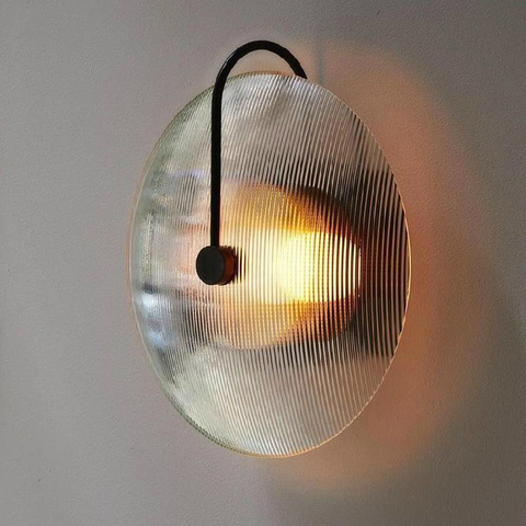 Moderna lámpara de pared Led creativo cristal a rayas oro nórdico accesorio de iluminación viviendo en el cuarto de baño de dormitorio decoración de apliques de luces ► Foto 1/6