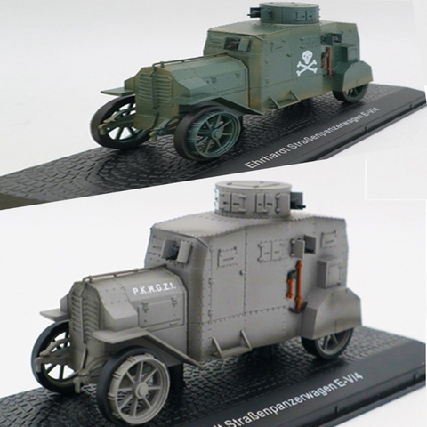 Coche en miniatura de aleación blindado del ejército alemán para niños, 1:43WWI, adornos de colección de vehículos de la Primera Guerra Mundial, ehrsaul Atlas, regalos para niños ► Foto 1/6