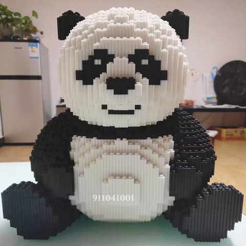 Bloques de construcción de Mini Panda para niños, juguete educativo de bloques de modelismo 3D, 7822 Uds. ► Foto 1/6