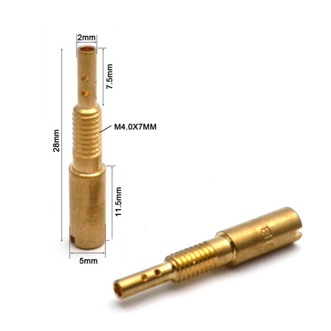 Carburador de motocicleta Pilot Jets Slow Jet M4.0x0.7mm para Mikuni Carb HS40 VM28 /486 RS34-RS40 tamaño 37,5-65 ► Foto 1/3