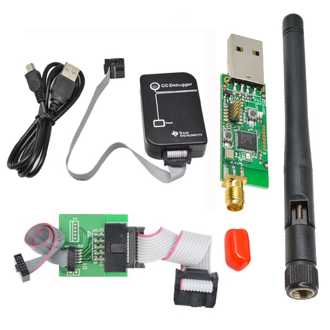 CC2531 emulador ZigBee CC-Depurador USB programador CC2540 CC2531 rastreador con antena Bluetooth módulo conector Cable cargador ► Foto 1/6