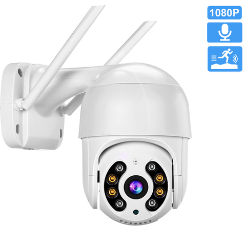 Cámara IP PTZ para exteriores, 1080P/3MP, Wifi, visión nocturna, Audio bidireccional, domo de velocidad, alarma de seguimiento automático, cámara de seguridad para el hogar, vigilancia ► Foto 1/6