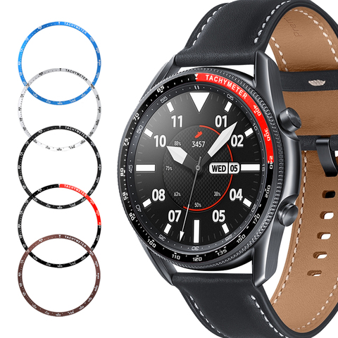 Funda de Metal para Samsung Galaxy Watch 3, 41mm/45mm, funda de marco, protección de parachoques, anillo de estilismo para galaxy watch 3 ► Foto 1/6