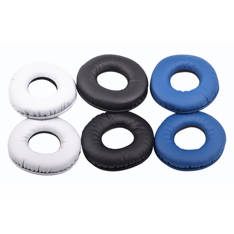 Funda de cojín de Almohadillas para oreja de espuma de repuesto para auriculares, almohadillas de 70mm para auriculares sony WH-CH500 ZX330 310 ZX100 V150, 1 par ► Foto 1/6