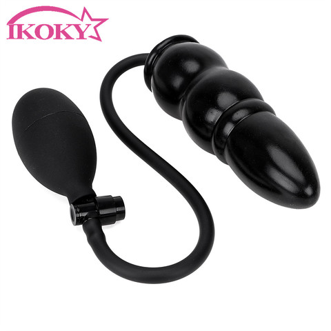 IKOKY-dilatador Anal expandible, tapón Anal inflable, Juguetes sexuales para mujeres, hombres y adultos, productos de masaje ► Foto 1/6