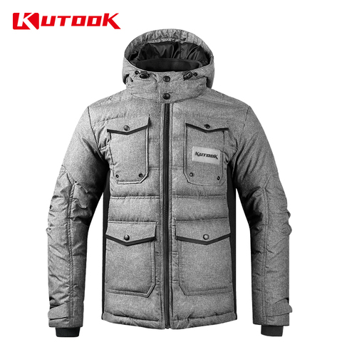 Chaqueta térmica informal de invierno para hombre, abrigo cálido de algodón con bolsillos, para deportes al aire libre, ciclismo, senderismo y escalada ► Foto 1/6