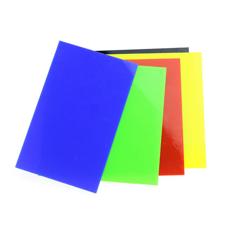 Placa de plástico plexiglás de hoja acrílica colorida, vidrio orgánico artesanal, modelo 1/2/3/5mm, 0,8-4,2mm ► Foto 1/4