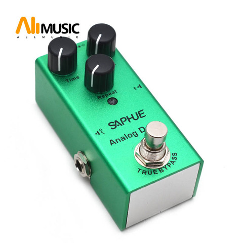 SAPHUE-guitarra eléctrica de retardo analógico, Pedal de efecto de perilla de repetición, Mini, tipo único, CC 9V, Bypass verdadero ► Foto 1/5