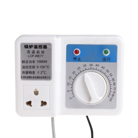 Regulador de termostato de Caldera, controlador de temperatura de bomba circulante de 220V y 1000W ► Foto 1/5
