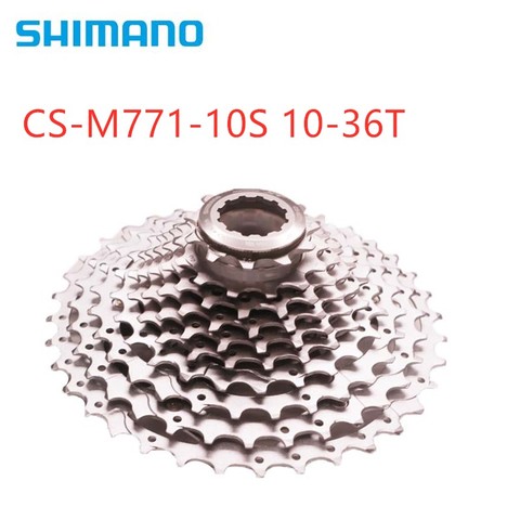 Shimano Deore XT CS-M771 11-36T 11-34T MTB M771-10 casete de piñones 10 velocidad bicicleta de montaña de rueda libre piezas de bicicleta ► Foto 1/4