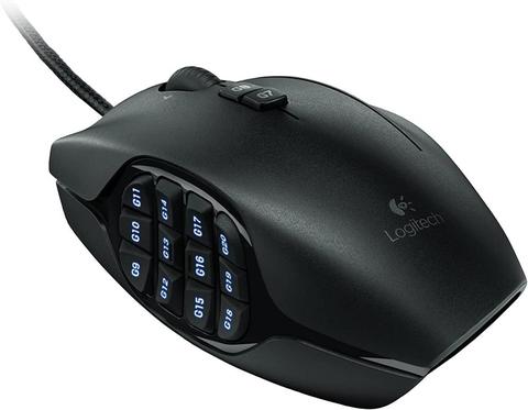 Ratón Gaming Logitech G600 MMO sin embalaje, retroiluminado RGB, 20 Botones programables ► Foto 1/5