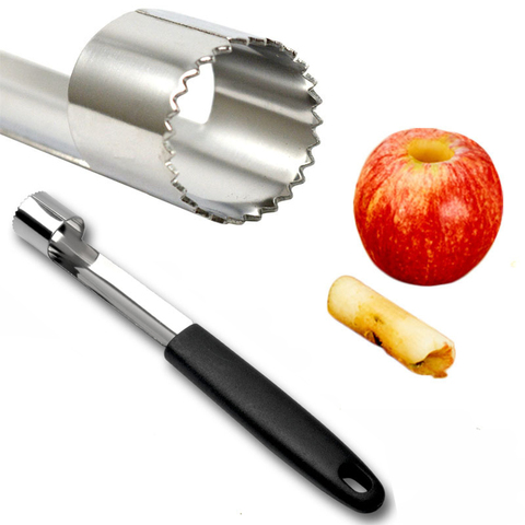 Corer de manzana de acero inoxidable, cortador de semillas de núcleo de fruta y verdura, utensilios de cocina ► Foto 1/6