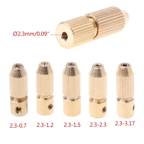 1 unidad de 2,3mm, 3,17mm, Micro taladro, abrazadera, Portabrocas, 0,7-3,2mm, eje de Motor eléctrico ► Foto 1/6